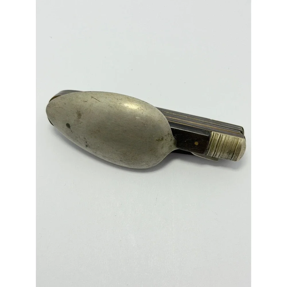 Antique A.W. Wadsworth Germany 3 Piece Hobo Knife Fork Spoon Corkscrew
